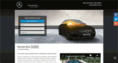 Desktop Screenshot of pre-owned.mbmacarthur.com.au